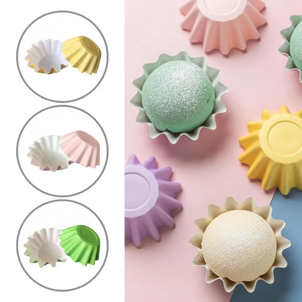 Одноразовая прочная термостойкая Подложка для кексов 50 шт.|Стойки| |