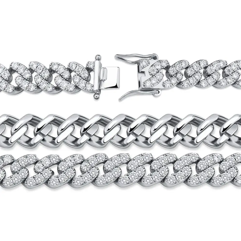 TOPGRILLZ заказное имя колье ожерелье из нержавеющей стали 26 различных стилей с CZ