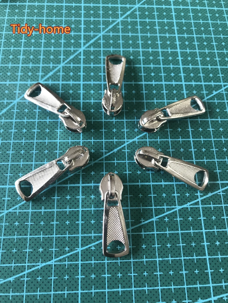 20 шт./лот № 5 # нейлоновые слайдеры на молнии Съемник головка для нейлонового