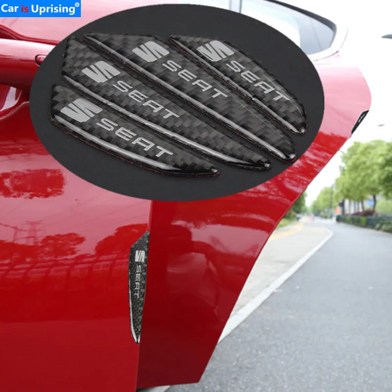 4 шт. Автомобильная Противоударная полоса Защита бампера дверная для Seat Leon Ibiza Altea