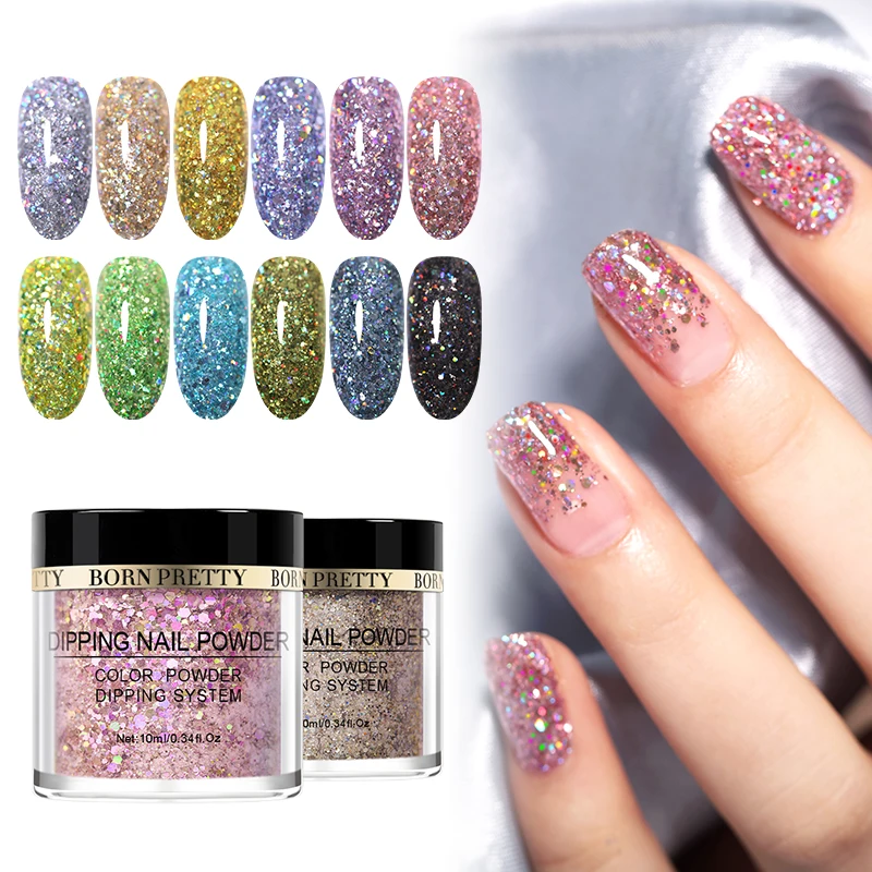 BORN PRETTY окунающий порошок для ногтей 2 в 1 полимерный акриловый без лампы вырезание