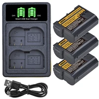 en el15c battery charger with usb and type c port for nikon en el15 en el15b z5 d850 z6 z7 d780 d750 d810 d7000 d7500 z6 ii
