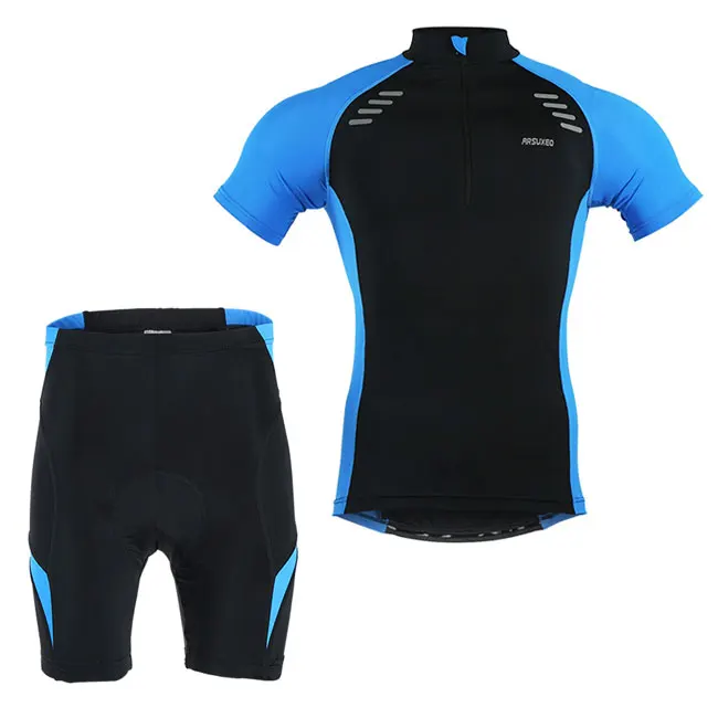 

Cycling Clothing Bike jersey Quick Dry Mens Bicycle clothes summer team Cycling Jersey set gel bike shorts set