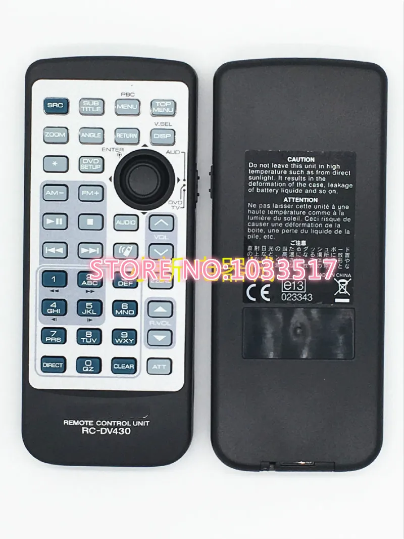 

New remote control for RC-DV430 DDX6039 DDX6017 DDX6019