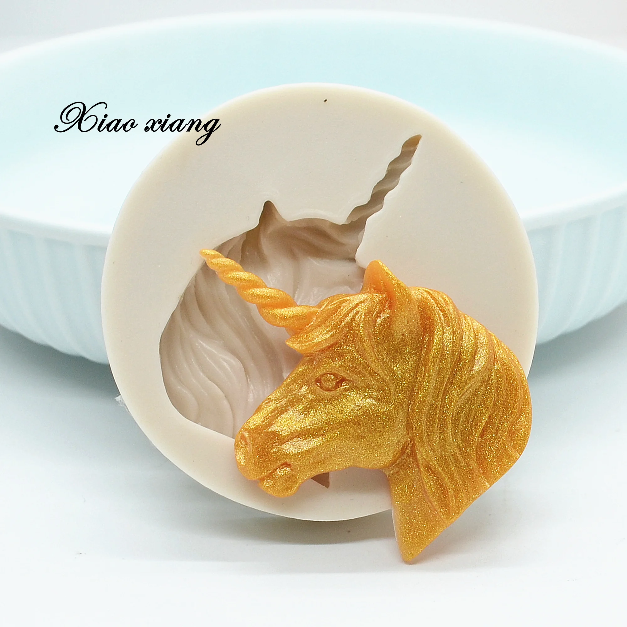 3D милый Единорог силиконовые формы для выпечки инструменты украшения тортов из