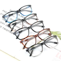 henotin reading glasses spring hinge fashion color rectangle frame men and women lightweight and comfortable reader 0600