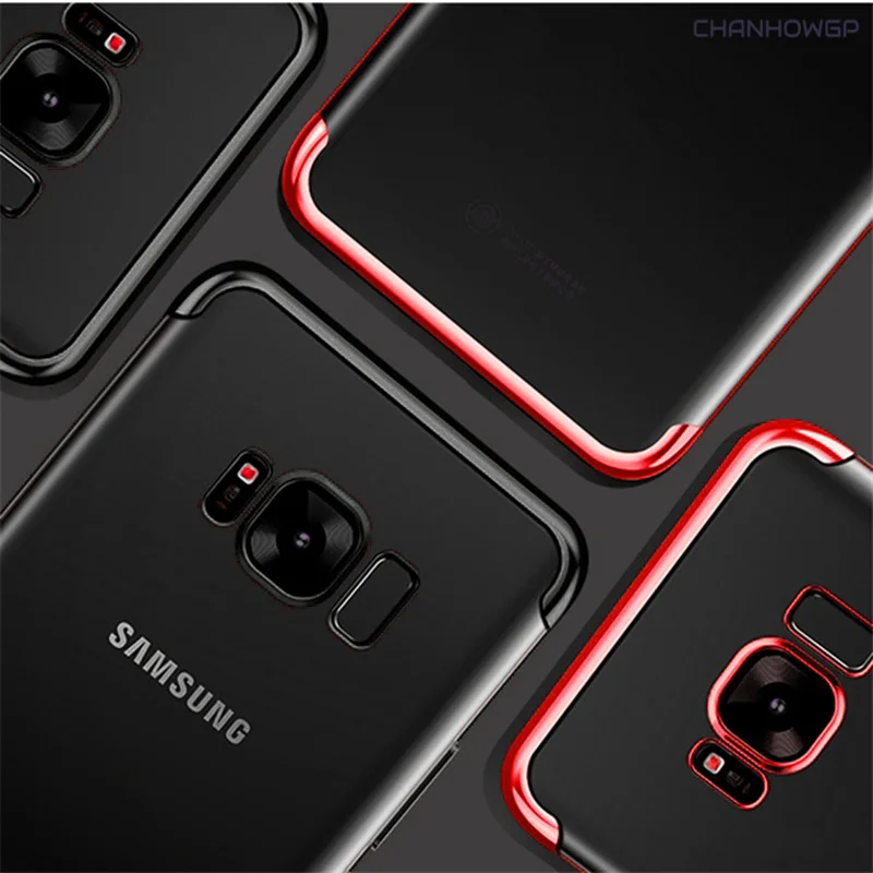 Роскошный позолоченный ТПУ силиконовый чехол для телефона Samsung Galaxy S8 Plus S7 S6 Edge S5 A3