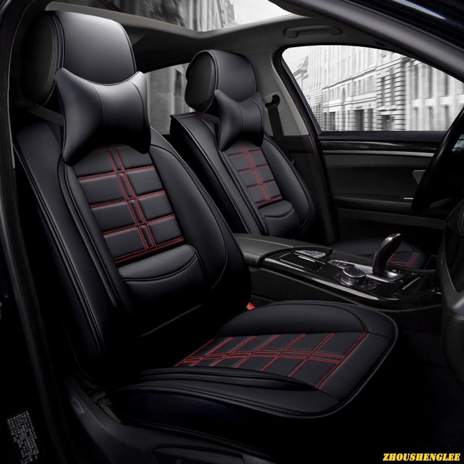 Авто из искусственной кожи для автомобильных сидений для ssangyong korando zotye t600 peugeot 508 sw 607 507 407 408 mercedes w245 подушки сиденья автомобиля