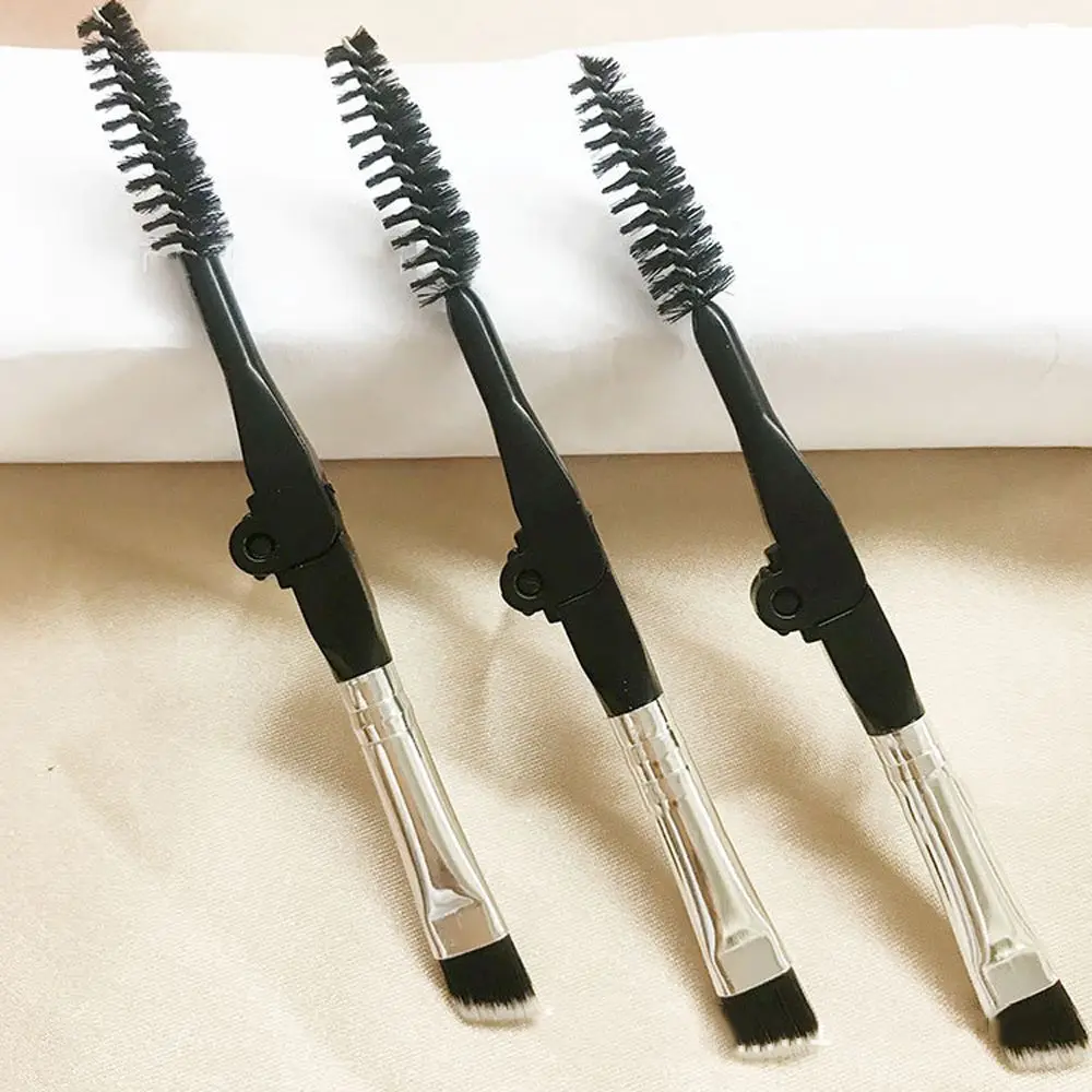 

Складная двойная угловая кисть для бровей и кисть для туши для ресниц зеркальный сепаратор для бровей инструмент для макияжа