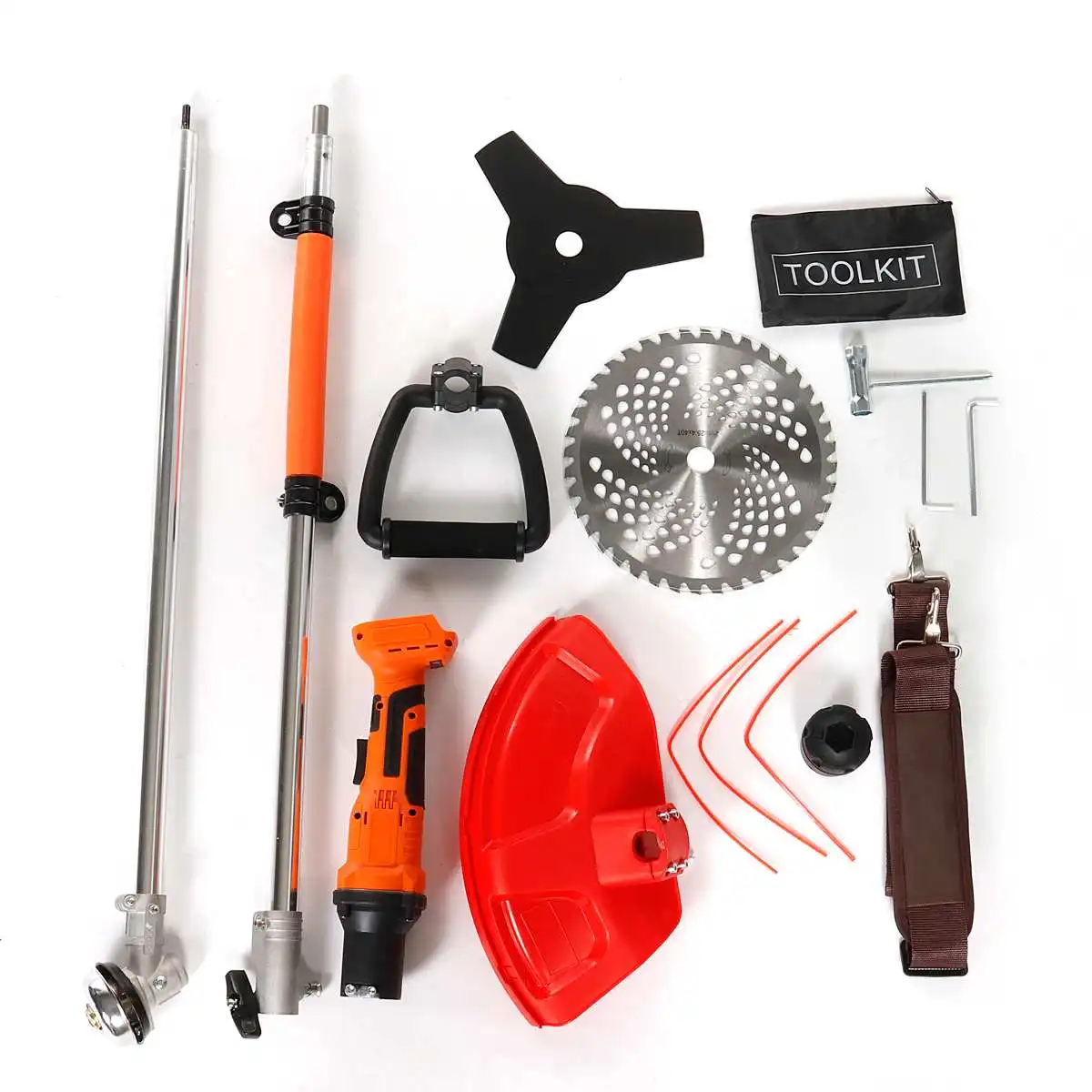 

3 IN 1 Handheld Cordless Electric Lawn Mower Eater Portable Lightweight Telescopic Trimmer Mowing Machine for Makita 18V Battery