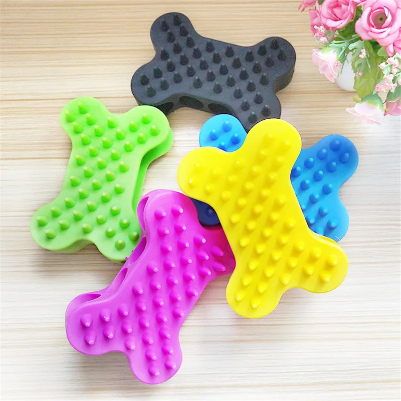 

Short Hair Dogs Massage Silicone Brush Professional Soft Silky Hair Tool For Dog New High Quality Rubber Dog Bathing Combs
