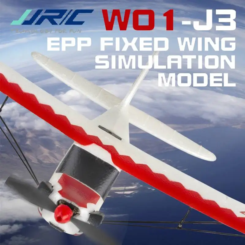 

JJRC W01-J3 Fixed Wing 505mm Wingspan 6-axis Gyroscope 2.4Ghz 3CH Light Weight RTF Ready to Fly RC Airplane Outdoor Models Toys