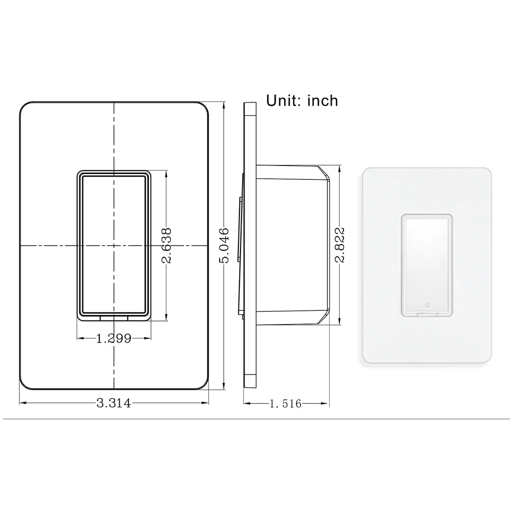 

Universal Portable Android Home Automation Smart Home Electrical APP WIFI Remote Controller Wall Light Switch Smart Wifi Switch