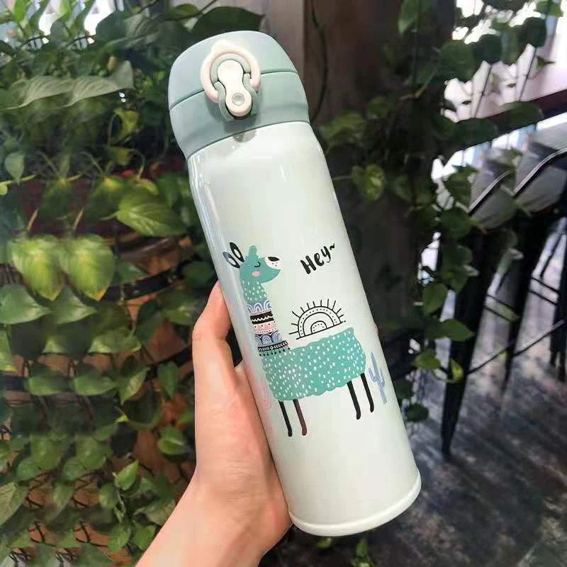 Термокружка детская с двойными стенками термос из нержавеющей стали дорожная