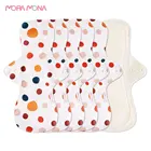 5 шт., многоразовые гигиенические салфетки Mora Mona, моющийся санитарный бамбуковые волокна