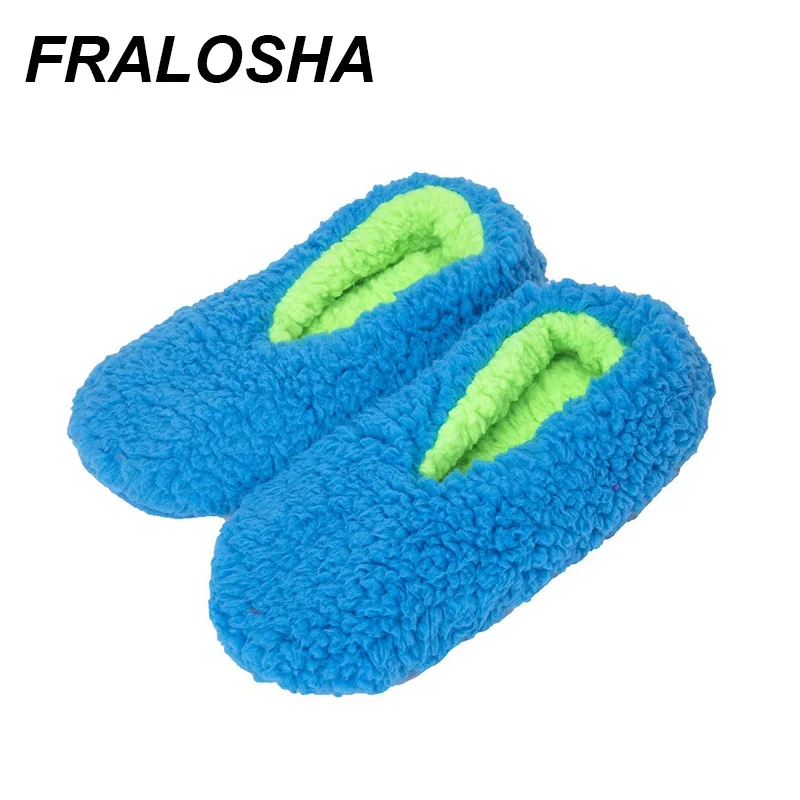 Теплые домашние женские шерстяные тапочки Fralosha хлопковая обувь плюшевая женская