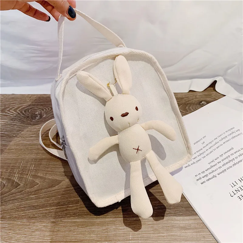 Милый 3D Белый Кролик Дизайн Рюкзак женские забавные мультипликационные животные