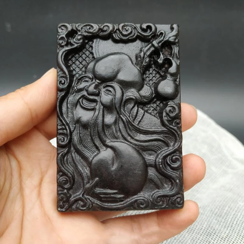 Коллекция резьбы по камню, метеорит Shouxing, тыква Shoutao Fulu