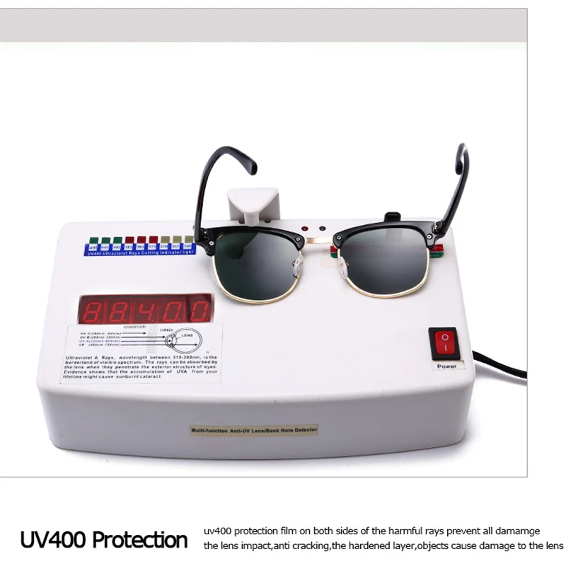 UV400 поляризованные мужские и женские солнцезащитные очки 3016 классические модные