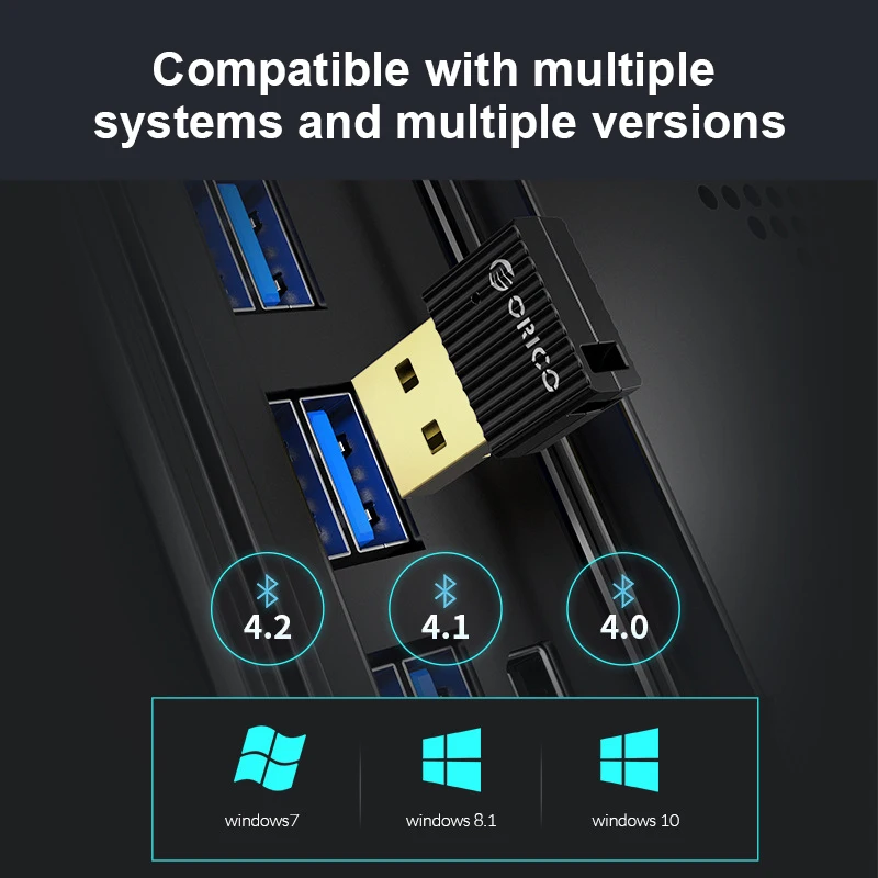 USB-адаптер Bluetooth 5 0 мини-музыкальный аудиоприемник без внешнего источника питания