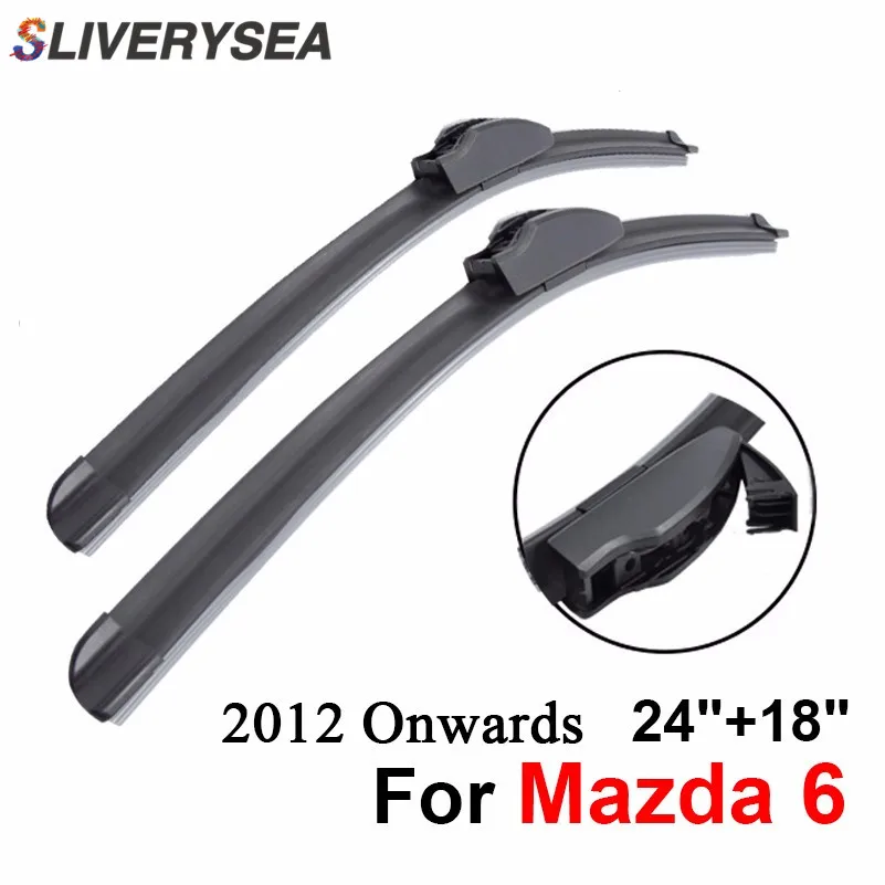 SLIVERYSEA Передняя и задняя Щетка стеклоочистителя Без Рычага для Mazda 6 2012 года