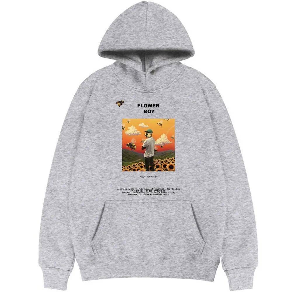 

Flower Boy Album Image Printing Hoodie Tyler The Creator Hoodies Rapper Men Women Hip Hop Streetwear Unisex Fashion Funny Coat