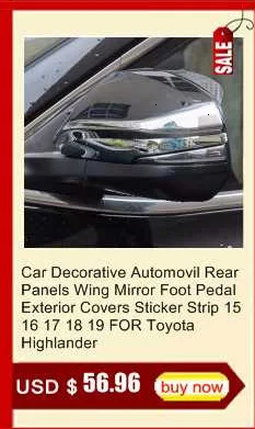 Car Automobile Decorative Wing Mirror Rear Bumper Trunk Exterior Fashion Modification Mouldings Accessory 18 19 FOR Peugeot 301