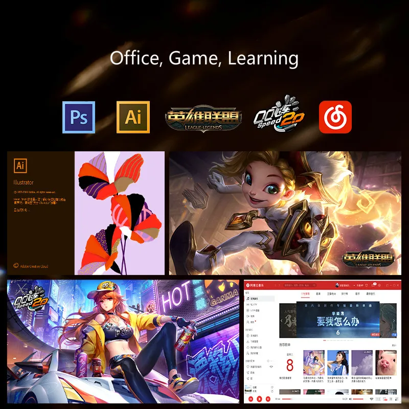 

Laptop 10th Generation CPU 4405U 8G RAM Windows 10 Business Notebook Backlit Keyboard Netbook MX130 2G Graphics Card Computer PC