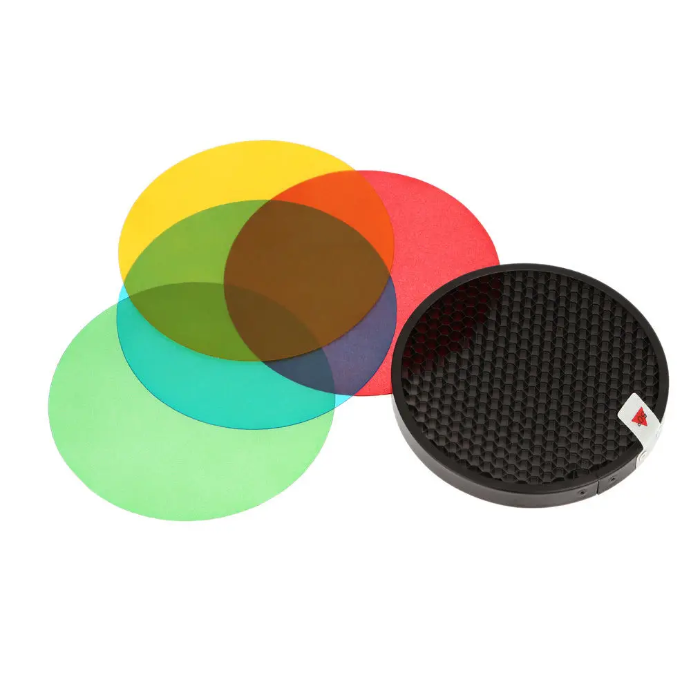 Аксессуары для вспышки Godox Ad S11 Witstro Ad200 Ad180 Ad360 AD360IIFilter с цветом (красный синий
