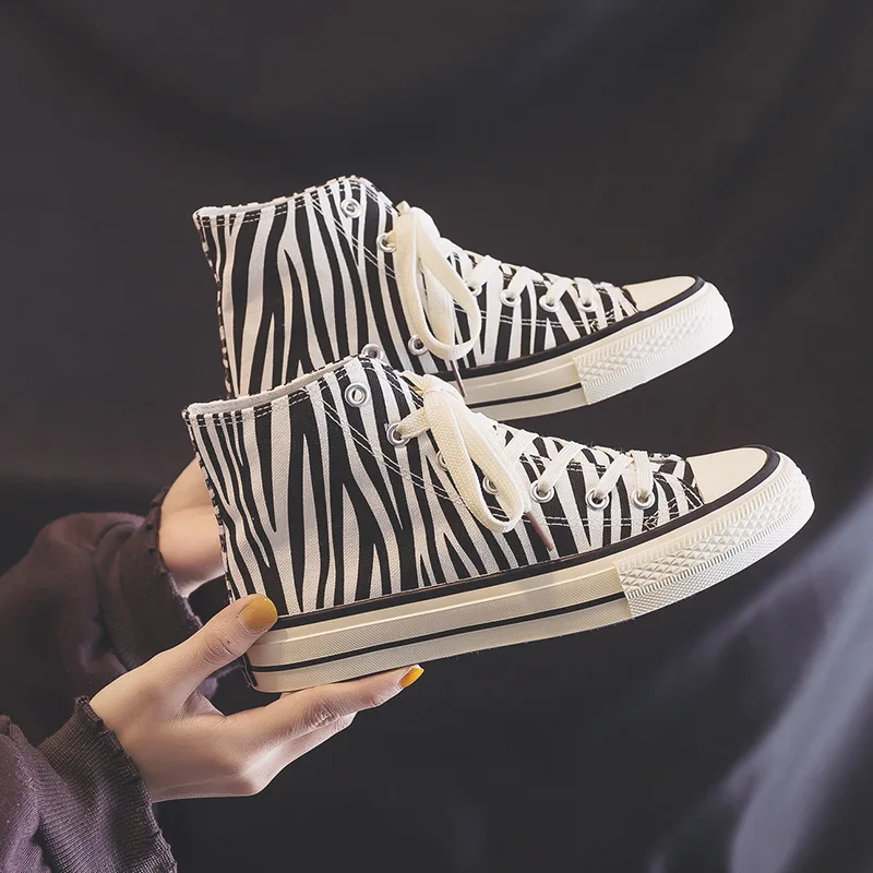 

Oeny Spring New Ins Retro High Top Canvas Shoes Schoolgirl Board Shoes Casual Shoes