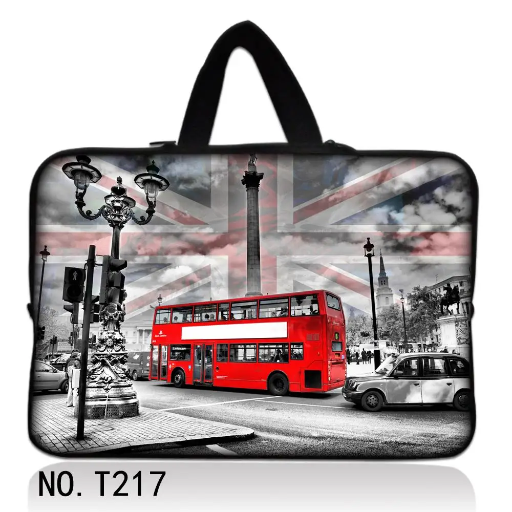 

London Bus Sleeve For iPad Chuwi Lenovo Huawei 11.6 Laptop Case 13.3 13 12 10 14 15 17 Notebook Bags Sleeve 10.2 Tablet Cover