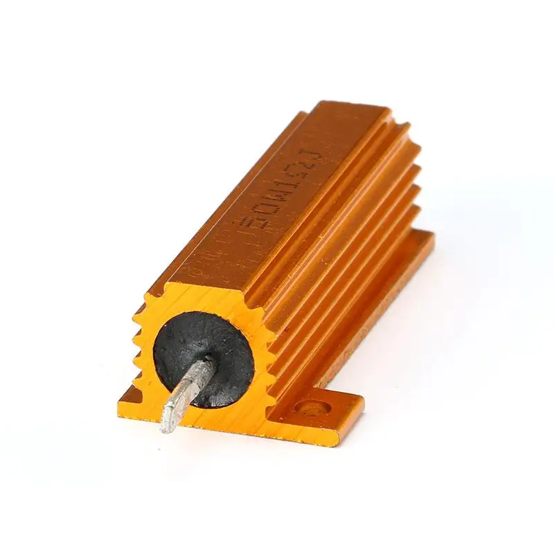 2 шт. 50 Вт корпус питания алюминиевый чехол с проволочным резистором 0 5/1/2/4/6/8/10/20