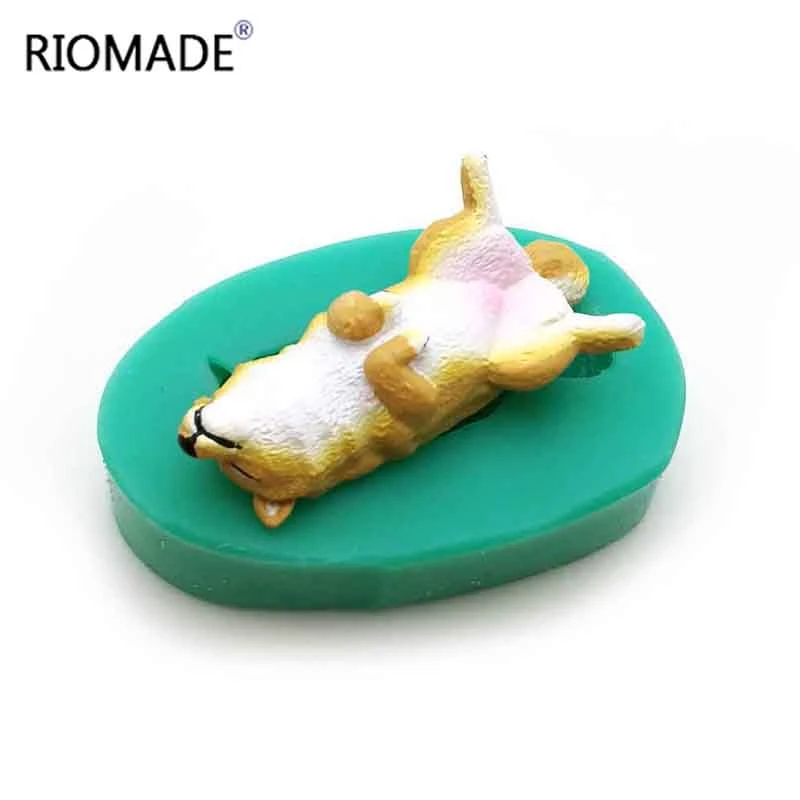 Силиконовая форма для мастики в виде собаки инструменты украшения тортов