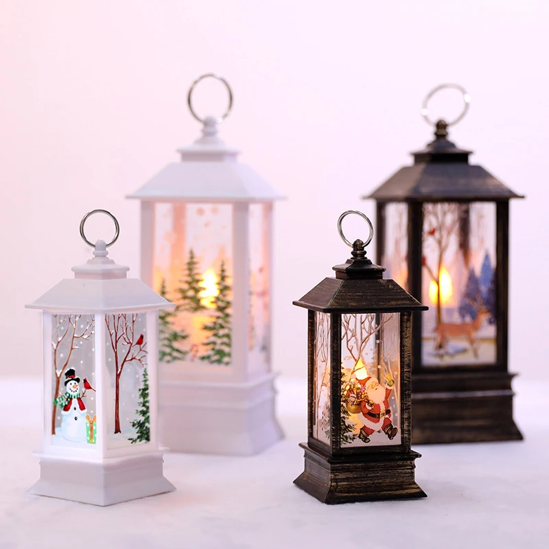 Рождественские украшения Рождественская елка украшение Пламенный светильник