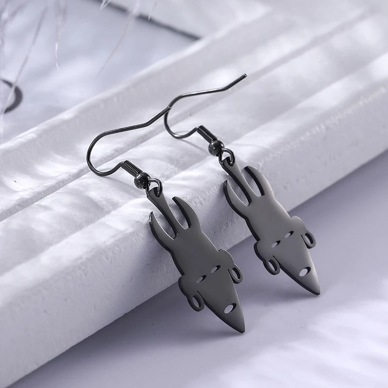 Винтажные серьги с лицом фараона из нержавеющей стали для женщин и мужчин в