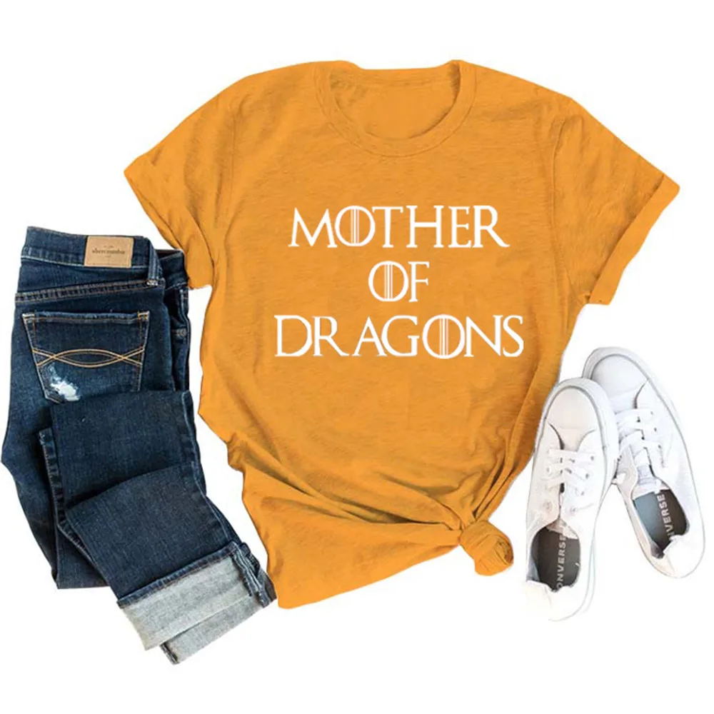 Футболка женская с круглым вырезом и коротким рукавом милая Повседневная