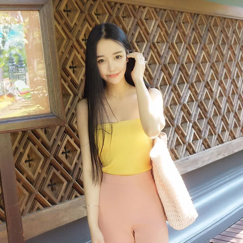 Сексуальный сплошной цвет камзол Тонкий Топ для похудения простой джемпер