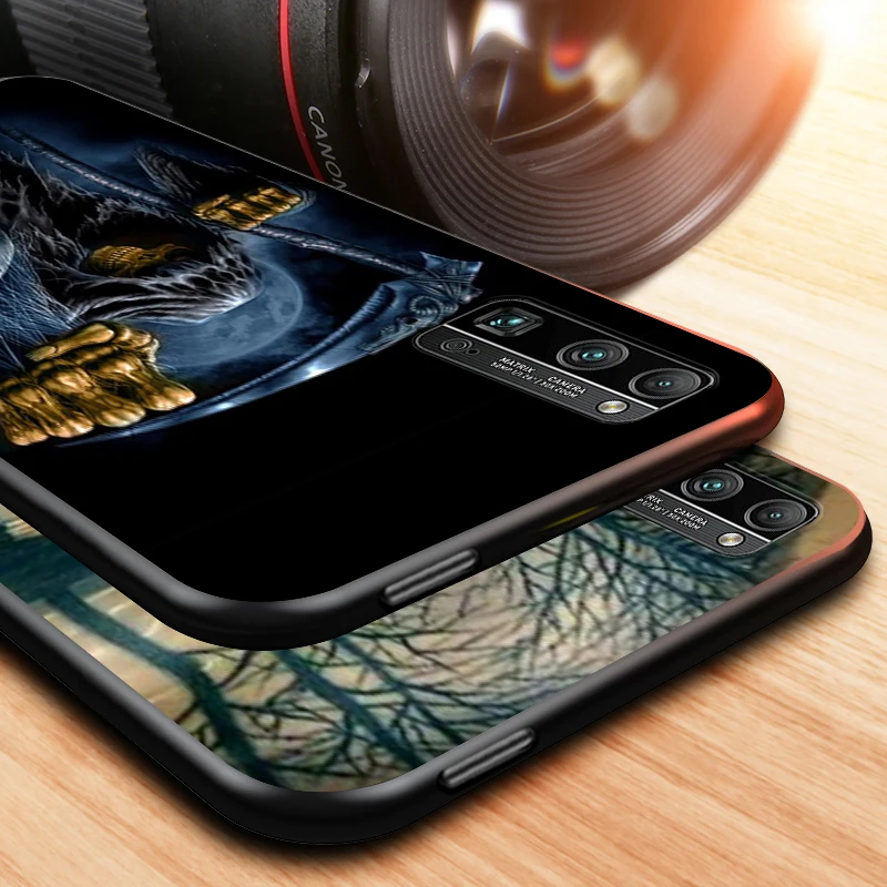 

Grim Reaper Skull Skeleton for Honor View 30i 30S 30 20S 20 20i 20E V20 10X 10i 10 9X 9S 9A Pro Plus Lite Black Phone Case