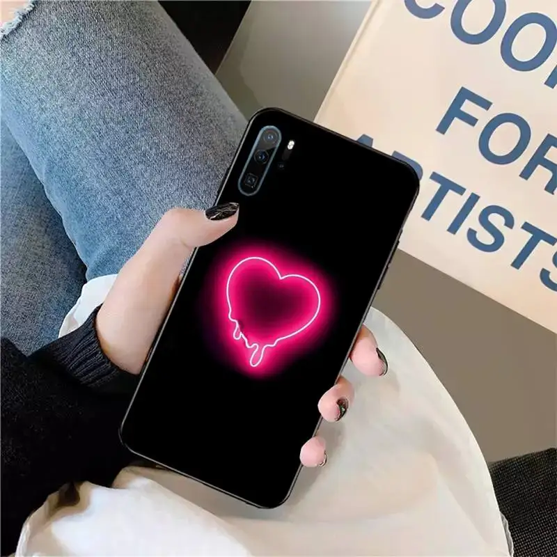 

Black simple crown Phone Case For Huawei honor Mate P 9 10 20 30 40 Pro 10i 7 8 a x Lite nova 5t