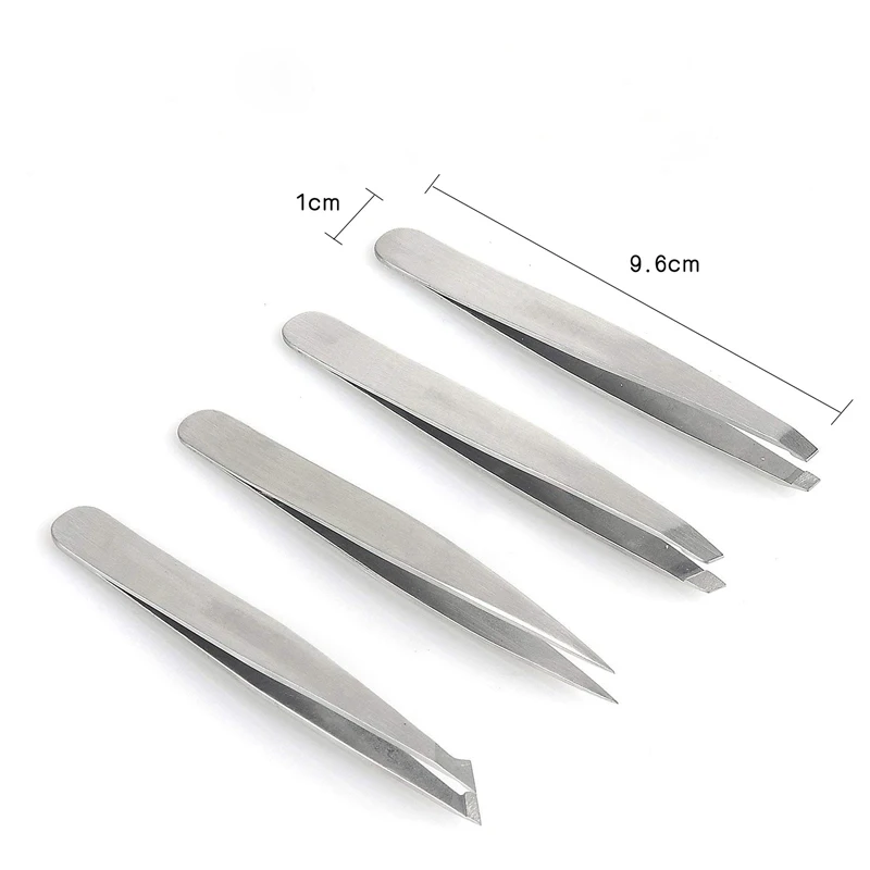 Антистатические пинцеты из нержавеющей стали 4 шт. инструменты для технического