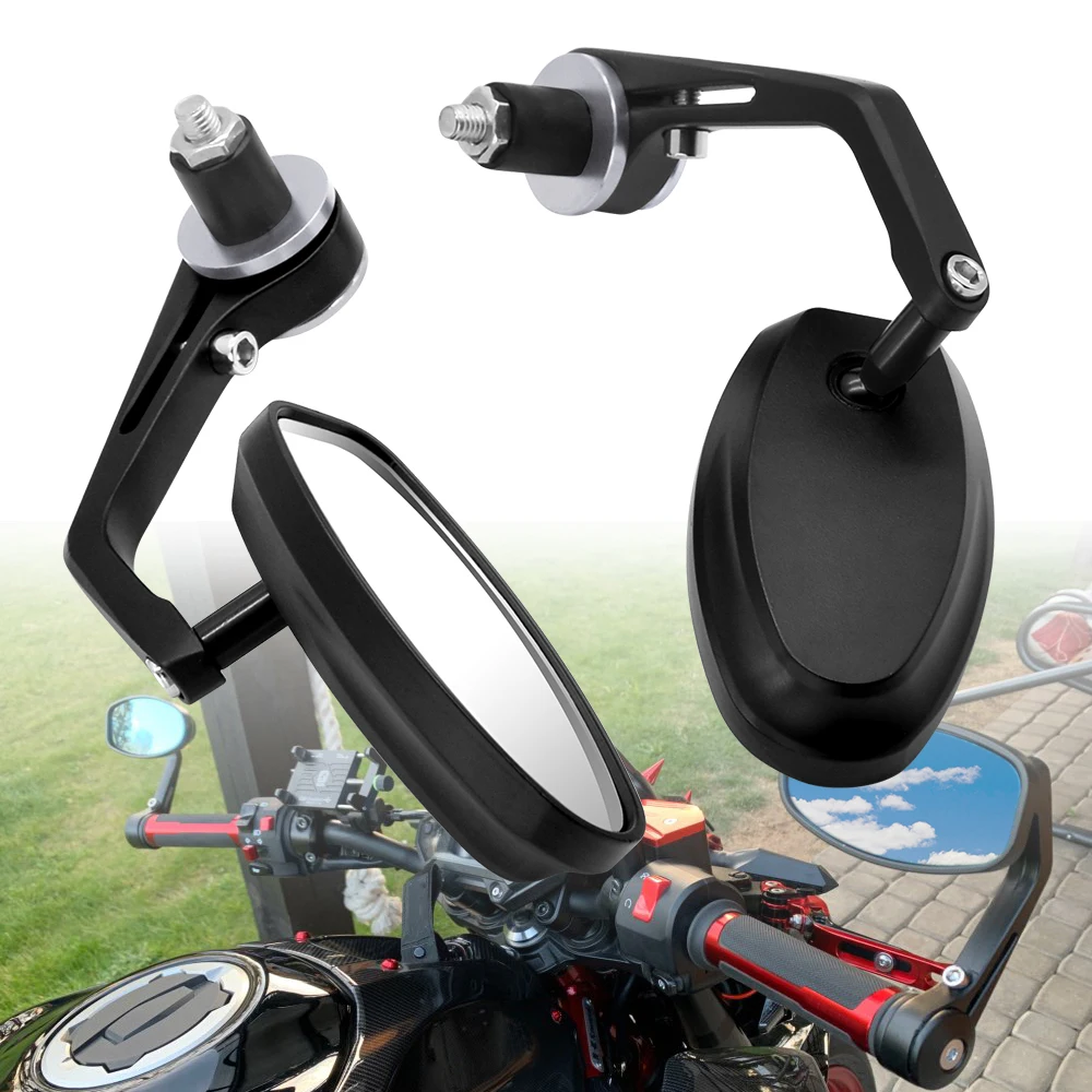 7/8 Motorcycl Side Mirror Handle Bar End CNC Rearview For Yamaha YQ50 Aerox MBK Nitro xt600 nvx155 aerox155 nvx aerox 155 | Автомобили и