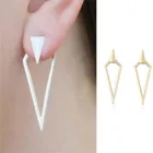 Новый Для женщин серьги личности серьги Новый стиль двухсторонний Серьги с алмазами волнистый сетчатый 2021 в виде колец геометрической формы серьги