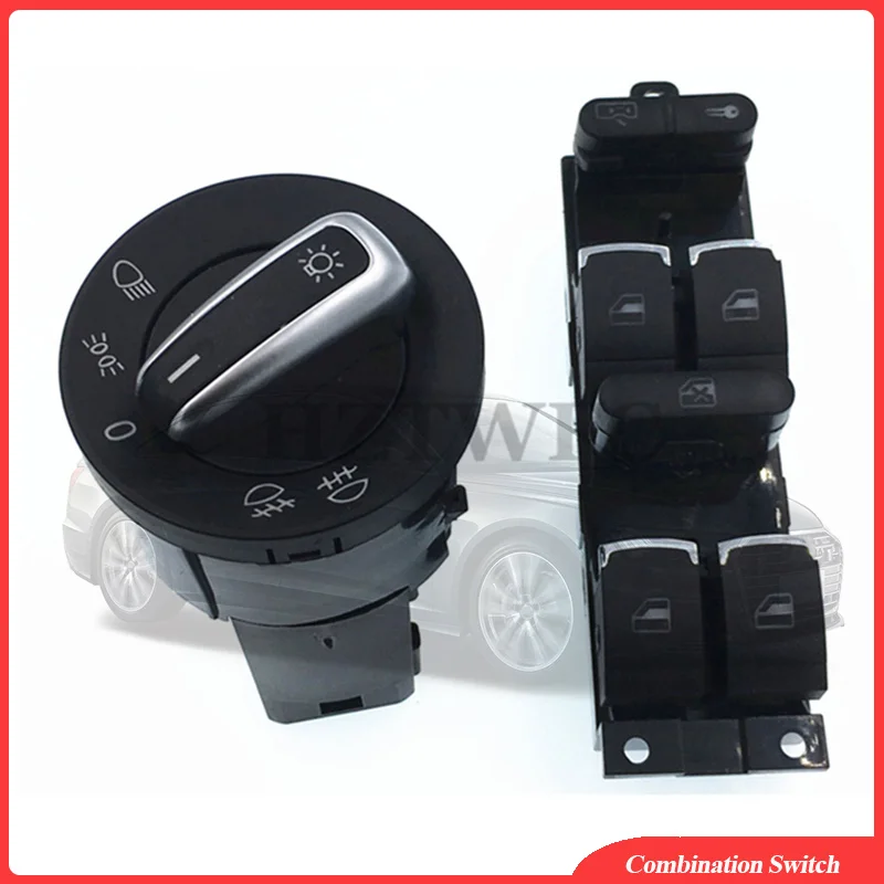 

Переключатель управления стеклоподъемником для VW 99-04 Passat B5 B5.5 Golf 4 Jetta MK4 GTI BORA BEETLE 3BD941531 3BD959857