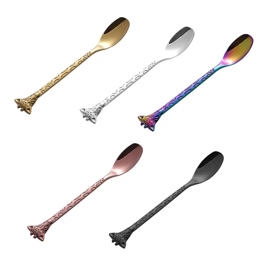 Ложка из нержавеющей стали с длинной ручкой | Дом и сад