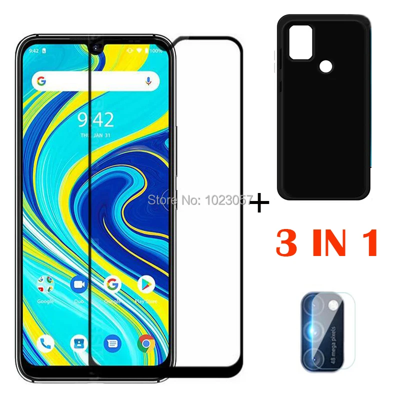Защитное стекло для объектива камеры 3 в 1 UMIDIGI A7 Pro мягкий прозрачный