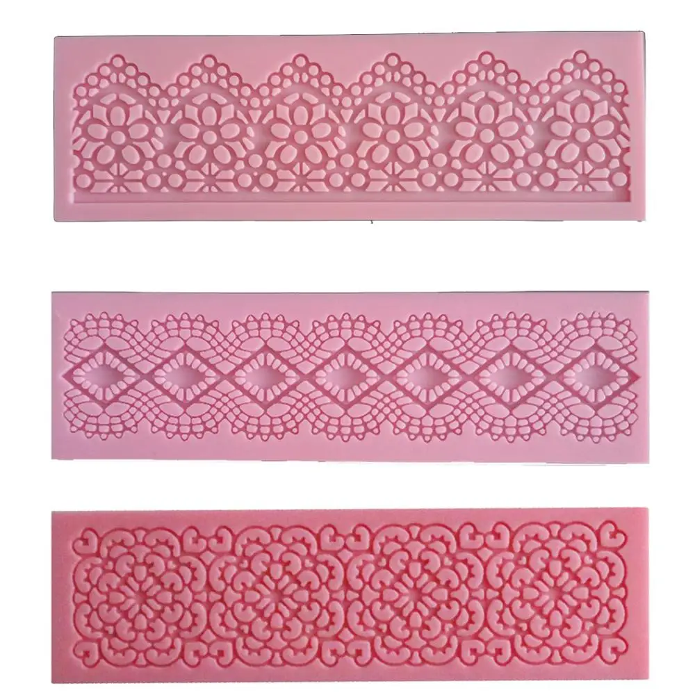 1 шт. силиконовая кружевная форма для помадки торта шоколадных и желейных конфет