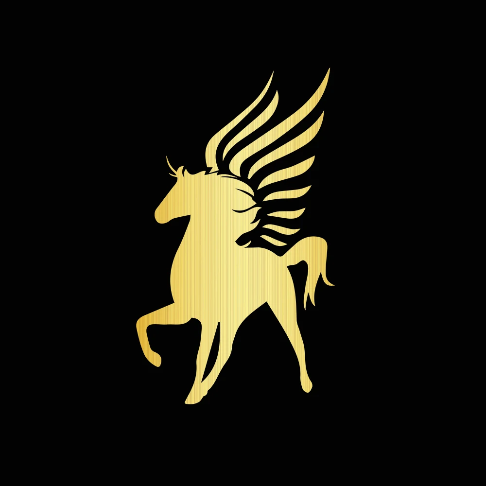 WIPERSIGNS наклейки на бампер и для автомобиля с летающей лошадью декоративные