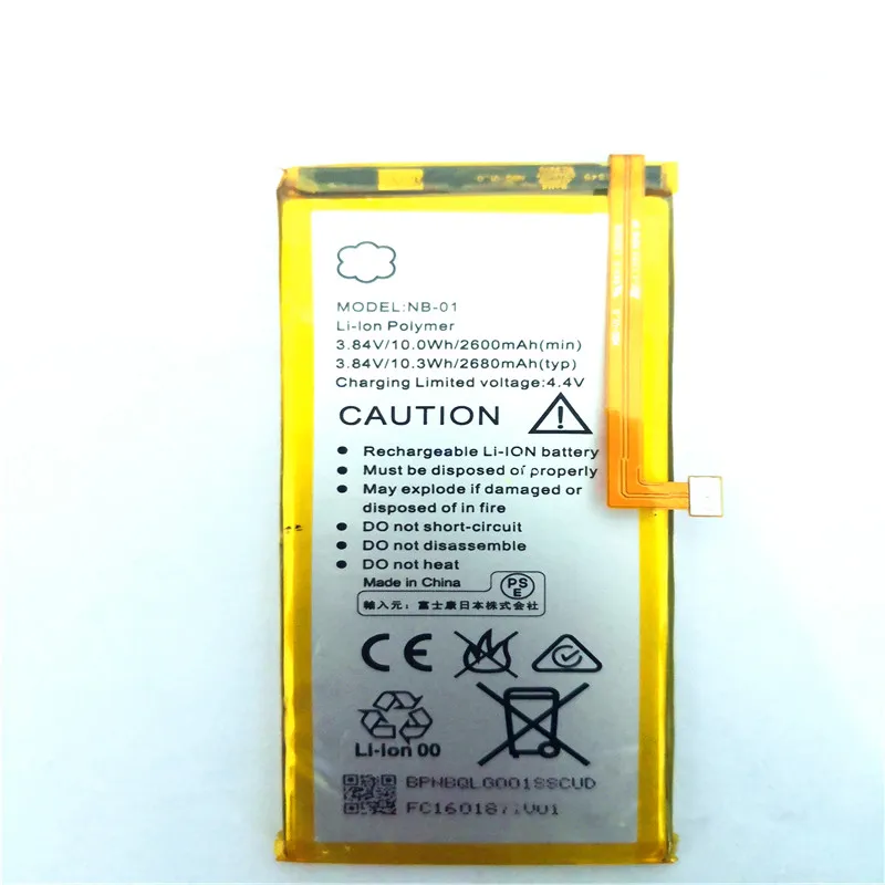 2680 мАч NB-01 запасная батарея для Nextbit Robin смартфона Li-Ion bateria литий-полимерная с
