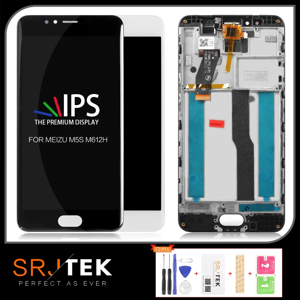 SRJTEK для Meizu M5S ЖК дисплей MEIZU сенсорный экран матрица дигитайзер датчик стекло с