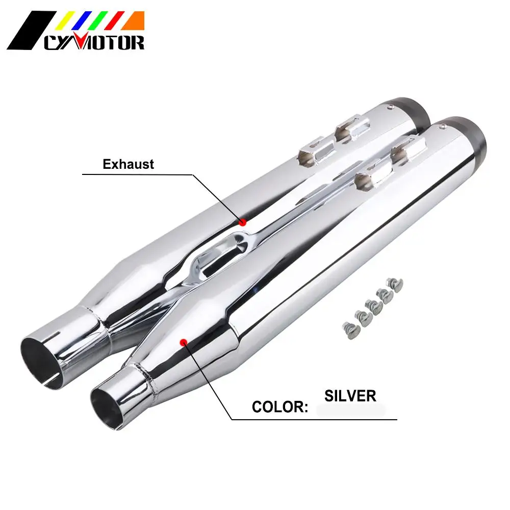 

Motorcycle Exhaust Pipe with Mounting hardware For Harley Touring Road King Electra Street Road Glide Ultra Classic 2017-2019